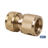 CONECTOR MANGUERA LATÓN 1/2 - 5/8 (13-15 mm) (PACK: 1 UDS) - Almacén de Ferretería Acor