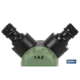 COLECTOR DE RIEGO 2 SALIDAS (PACK: 1 UDS) - Almacén de Ferretería Acor