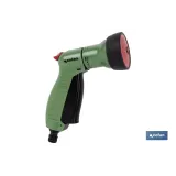 PISTOLA DE RIEGO CON CONTROL DE CAUDAL (PACK: 1 UDS) - Almacén de Ferretería Acor