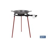 KIT PAELLERA 46cm+QUEMADOR 40cm+ PATAS