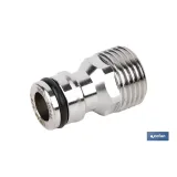 ADAPTADOR LATÓN ROSCA MACHO 1/2 (PACK: 1 UDS) - Almacén de Ferretería Acor