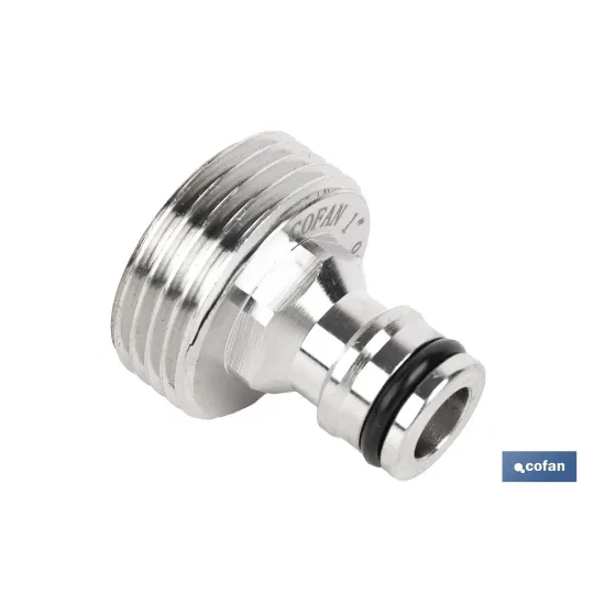 ADAPTADOR LATÓN ROSCA MACHO 1 (PACK: 1 UDS) - Almacén de Ferretería Acor