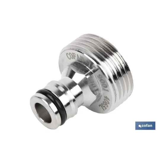 ADAPTADOR LATÓN ROSCA MACHO 1 (PACK: 1 UDS) - Almacén de Ferretería Acor