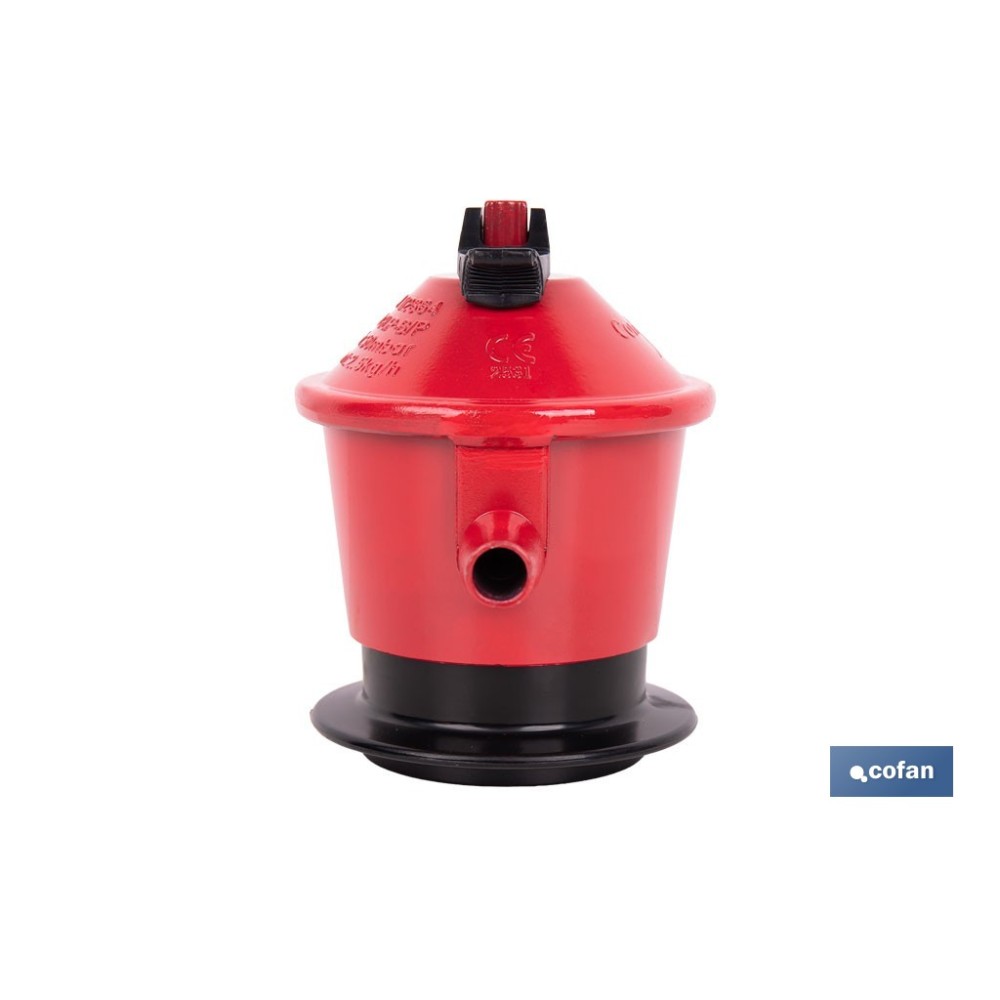REGULADOR DE GAS BUTANO 50 mbar