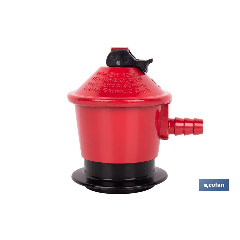 REGULADOR DE GAS BUTANO 50 mbar