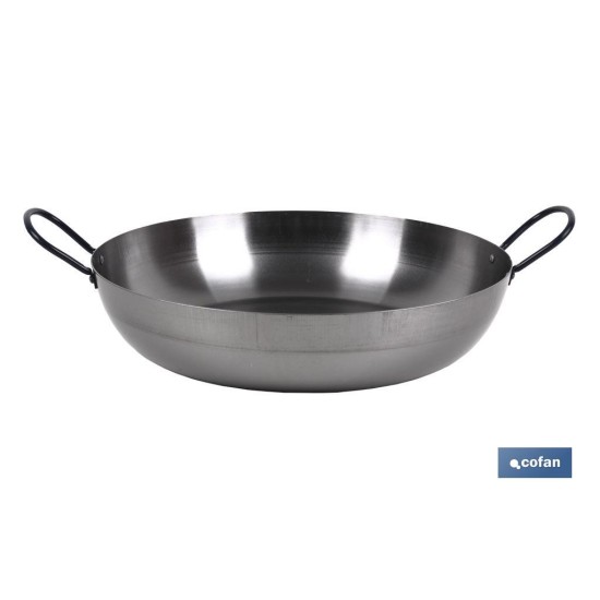 SARTEN LIONESA ACERO C/ASAS Ø50cm