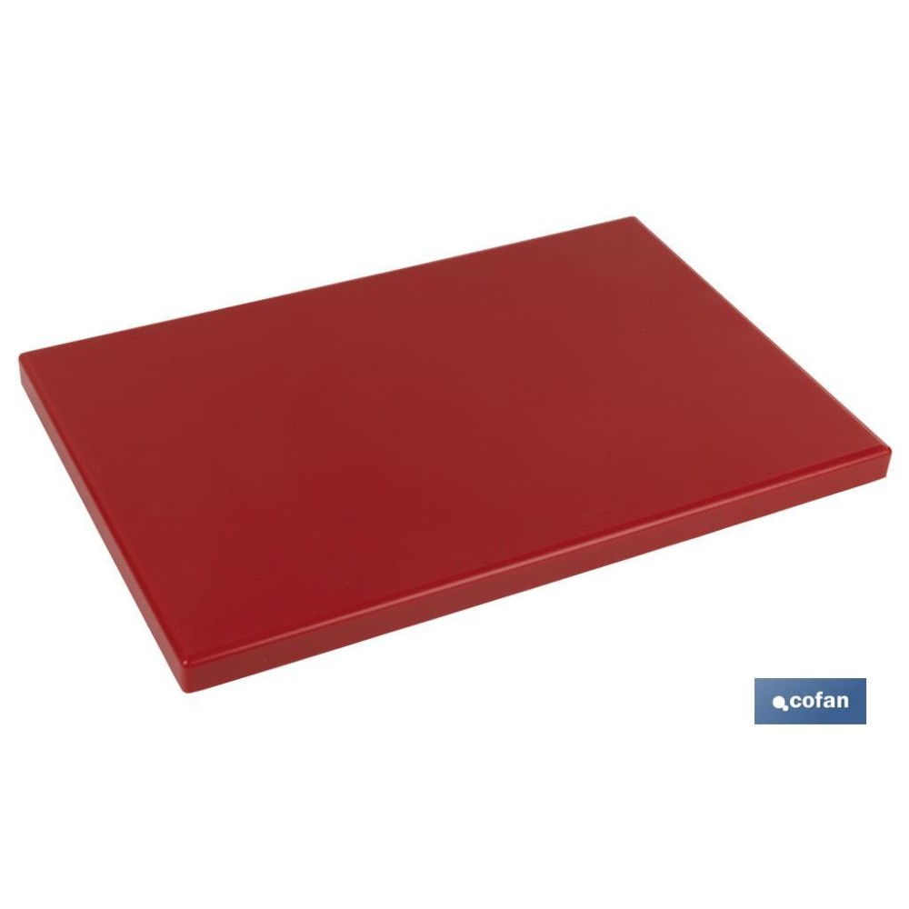 TABLA CORTE  ROJO 50X30X1.5cm MODELO BRESA