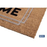 FELPUDO INTERIOR COCO FLOQUEADO 40 X 60 X 1.60 CM (HOME)