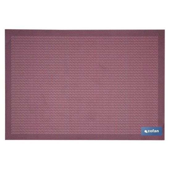 FELPUDO  ROJO 50x70cm