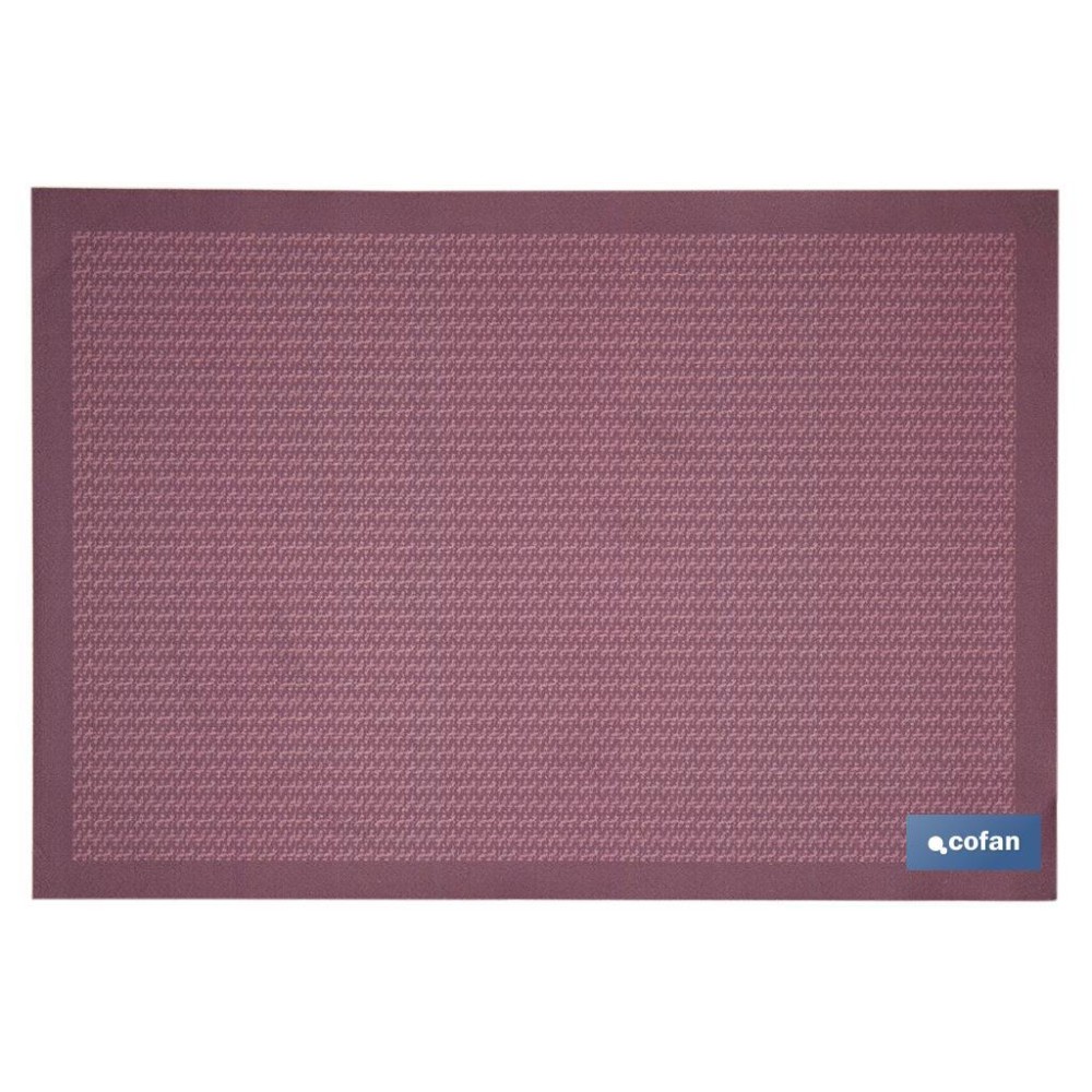 FELPUDO  ROJO 50x70cm