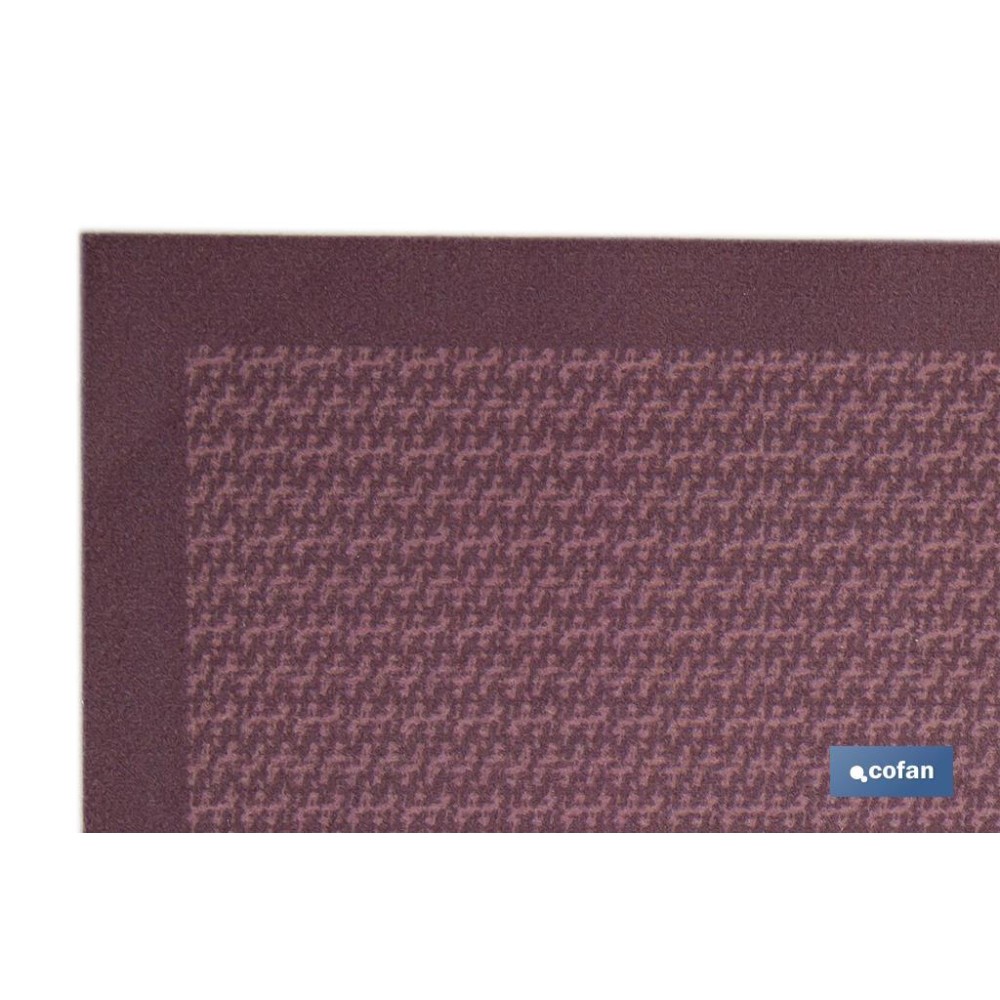 FELPUDO  ROJO 50x70cm