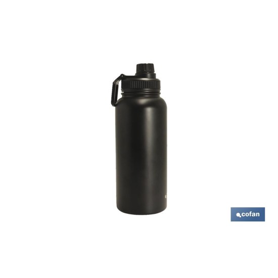 BOTELLA EXTREME DEPORTIVA COLOR NEGRO 950 ml