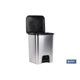 CUBO PEDAL CLASS METALIZADO 26 L