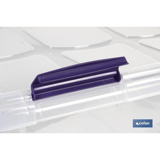 CAJA ORDENACION CON RUEDAS 36L MODELO RICORDI 59X40X25cm