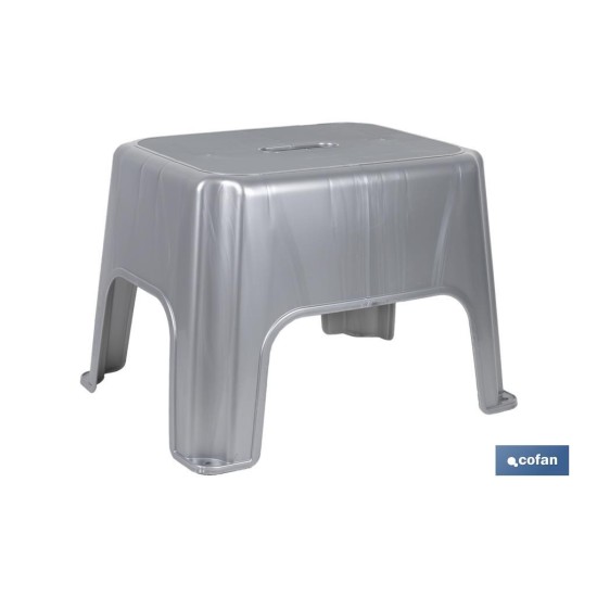 TABURETE GRIS  40X30X28