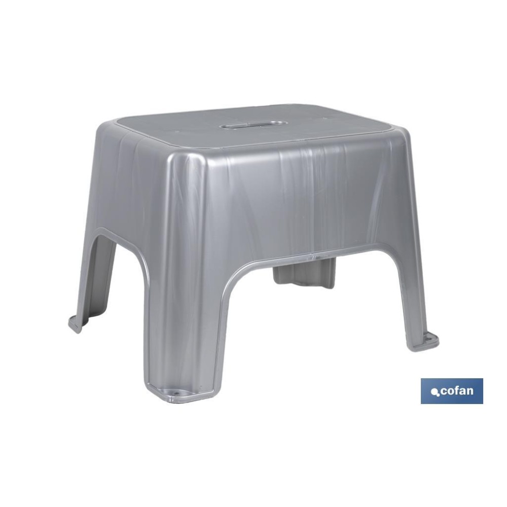 TABURETE GRIS  40X30X28