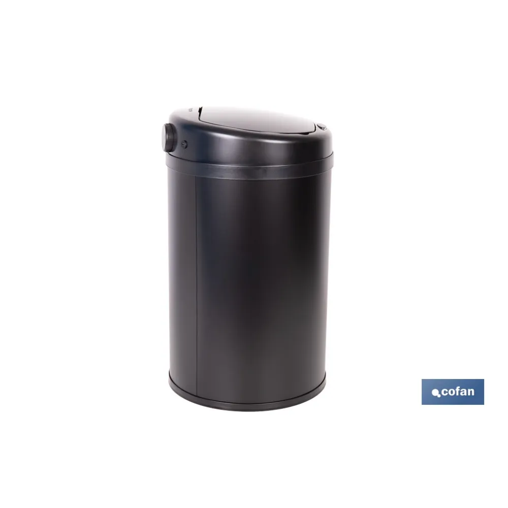CUBO DE BASURA  NEGRO CON SENSOR Y CUBO INTERIOR 30 L 52 X 30,5 CM (PACK: 1 UDS) - Almacén de Ferretería Acor