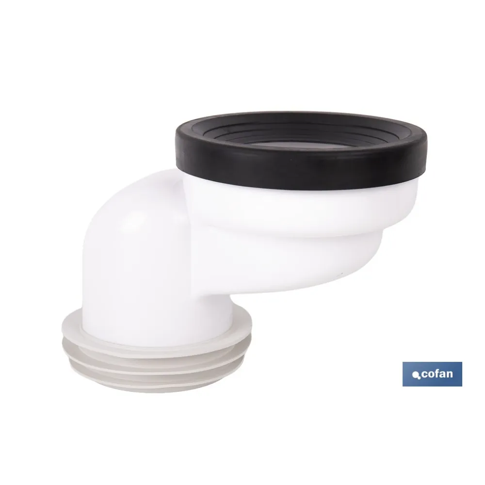 MANGUITO DE CONEXIÓN SUPER EXCÉNTRICO PARA INODORO Ø110 MM (PACK: 1 UDS) - Almacén de Ferretería Acor