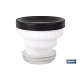 MANGUITO DE CONEXIÓN SUPER EXCÉNTRICO PARA INODORO Ø110 MM (PACK: 1 UDS) - Almacén de Ferretería Acor