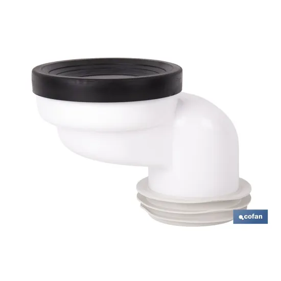 MANGUITO DE CONEXIÓN SUPER EXCÉNTRICO PARA INODORO Ø110 MM (PACK: 1 UDS) - Almacén de Ferretería Acor