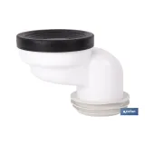 MANGUITO DE CONEXIÓN SUPER EXCÉNTRICO PARA INODORO Ø110 MM (PACK: 1 UDS) - Almacén de Ferretería Acor