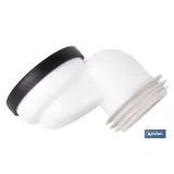 MANGUITO DE CONEXIÓN SUPER EXCÉNTRICO PARA INODORO Ø110 MM (PACK: 1 UDS) - Almacén de Ferretería Acor