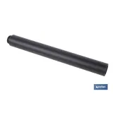 TUBO ALARGADOR DE DUCHA NEGRO M18 Ø24 200 MM (PACK: 1 UDS) - Almacén de Ferretería Acor