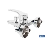 GRIFO MONOMANDO PARA BAÑERA COLOR INOX.40 MM (PACK: 1 UDS) - Almacén de Ferretería Acor