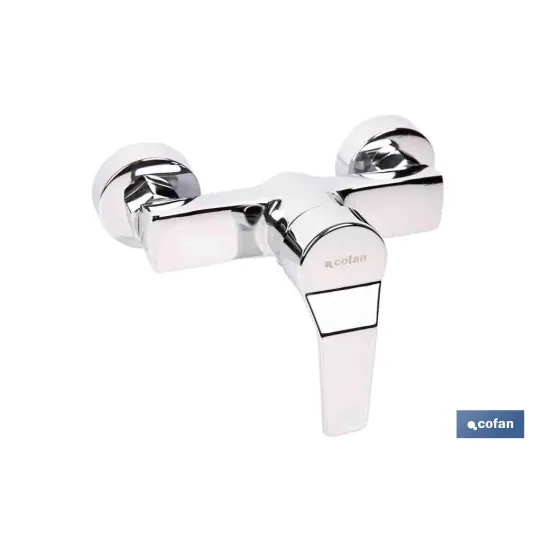 GRIFO MONOMANDO PARA DUCHA COLOR INOX. 40 MM (PACK: 1 UDS) - Almacén de Ferretería Acor