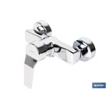 GRIFO MONOMANDO PARA DUCHA COLOR INOX. 40 MM (PACK: 1 UDS) - Almacén de Ferretería Acor