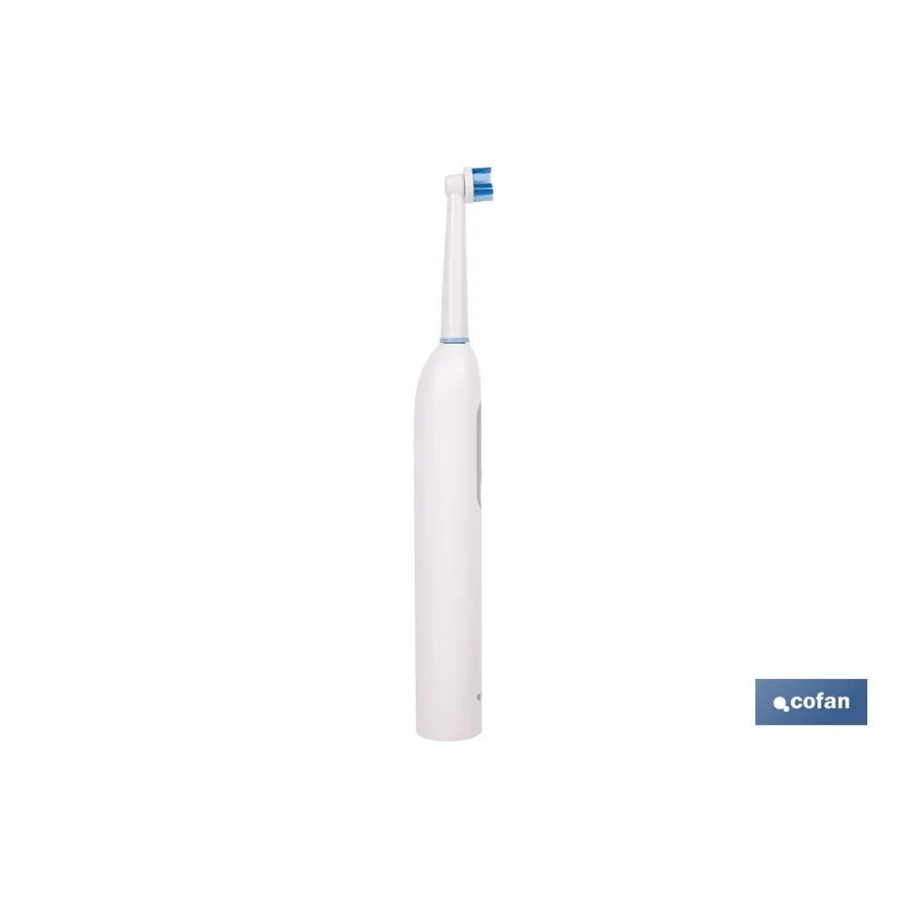 CEPILLO DE DIENTES ELÉCTRICO CON CABEZAL OSCILANTE Y 2 CABEZALES DE REPUESTO (PACK: 1 UDS) - Almacén de Ferretería Acor