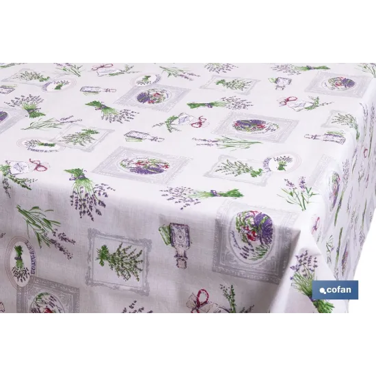 ROLLO DE HULE DISEÑO LAVANDA 1,40 x 25 M
