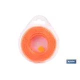 HILO HELICOIDAL DE NYLON PARA DESBROZADORA 20 M X 2 MM (PACK: 1 UDS) - Almacén de Ferretería Acor