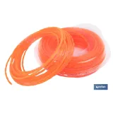HILO HELICOIDAL DE NYLON PARA DESBROZADORA 20 M X 2 MM (PACK: 1 UDS) - Almacén de Ferretería Acor