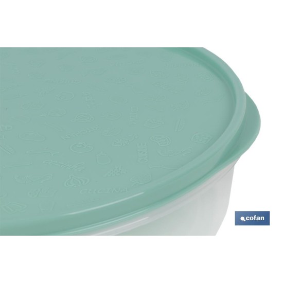 FIAMBRERA TORTILLA REDONDA NARANJA  24.5X6.5cm venta unitaria