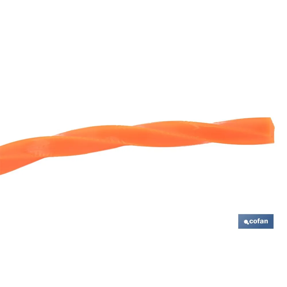 HILO HELICOIDAL DE NYLON PARA DESBROZADORA 25 M X 4 MM (PACK: 1 UDS) - Almacén de Ferretería Acor