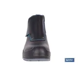 BOTA DE PIEL NEGRA CON VELCRO S3S MODELO URIAN PRO TALLA 36 (PACK: 1 UDS) - Almacén de Ferretería Acor