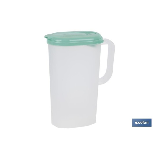 JARRA DE AGUA 2L VERDE  MODELO MANANTIAL 25X19X9.5cm