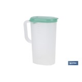 JARRA DE AGUA 2L VERDE  MODELO MANANTIAL 25X19X9.5cm venta unitaria