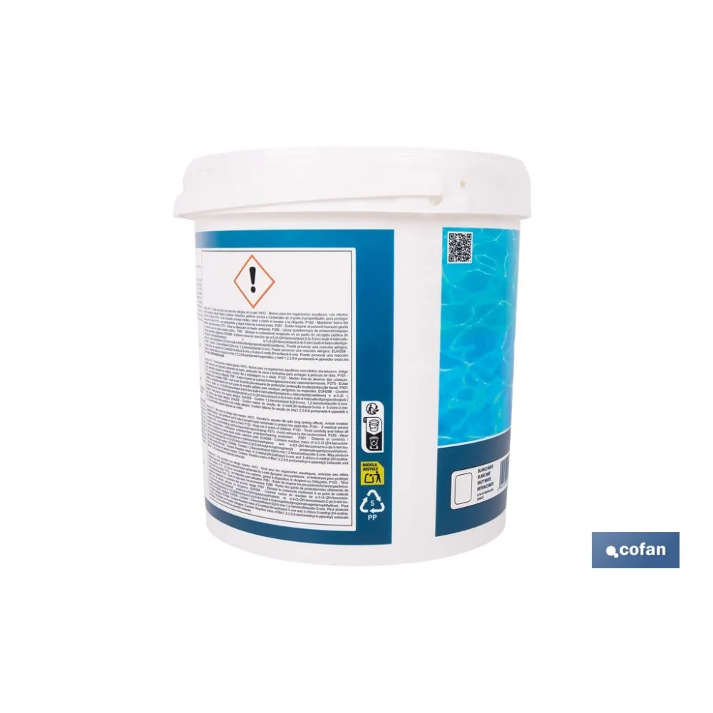 PINTURA ACRÍLICA PARA BORDES DE PISCINAS COLOR BLANCO MATE 4 L (PACK: 1 UDS) - Almacén de Ferretería Acor