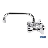 GRIFO MEZCLADOR DE COCINA /LAVADERO PARA PARED DISTANCIA DE 11 CM (PACK: 1 UDS) - Almacén de Ferretería Acor