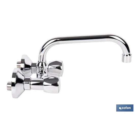 GRIFO MEZCLADOR DE COCINA /LAVADERO PARA PARED DISTANCIA DE 11 CM