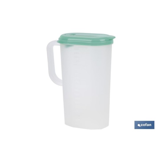 JARRA DE AGUA 2L AMARILLO  MODELO MANANTIAL 25X19X9.5cm venta unitaria