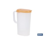 JARRA DE AGUA 2L NARANJA  MODELO MANANTIAL 25X19X9.5cm