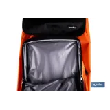 CARRO DE LA COMPRA AZUL MARINO ABATIBLE DE ALUMINIO CON 6 RUEDAS GIRATORIAS 53 L (PACK: 1 UDS) - Almacén de Ferretería Acor