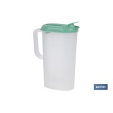 JARRA DE AGUA 2L NARANJA  MODELO MANANTIAL 25X19X9.5cm venta unitaria