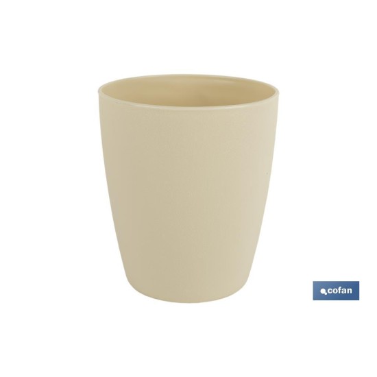 VASO DE AGUA BEIGE  MODELO NARA 400ml