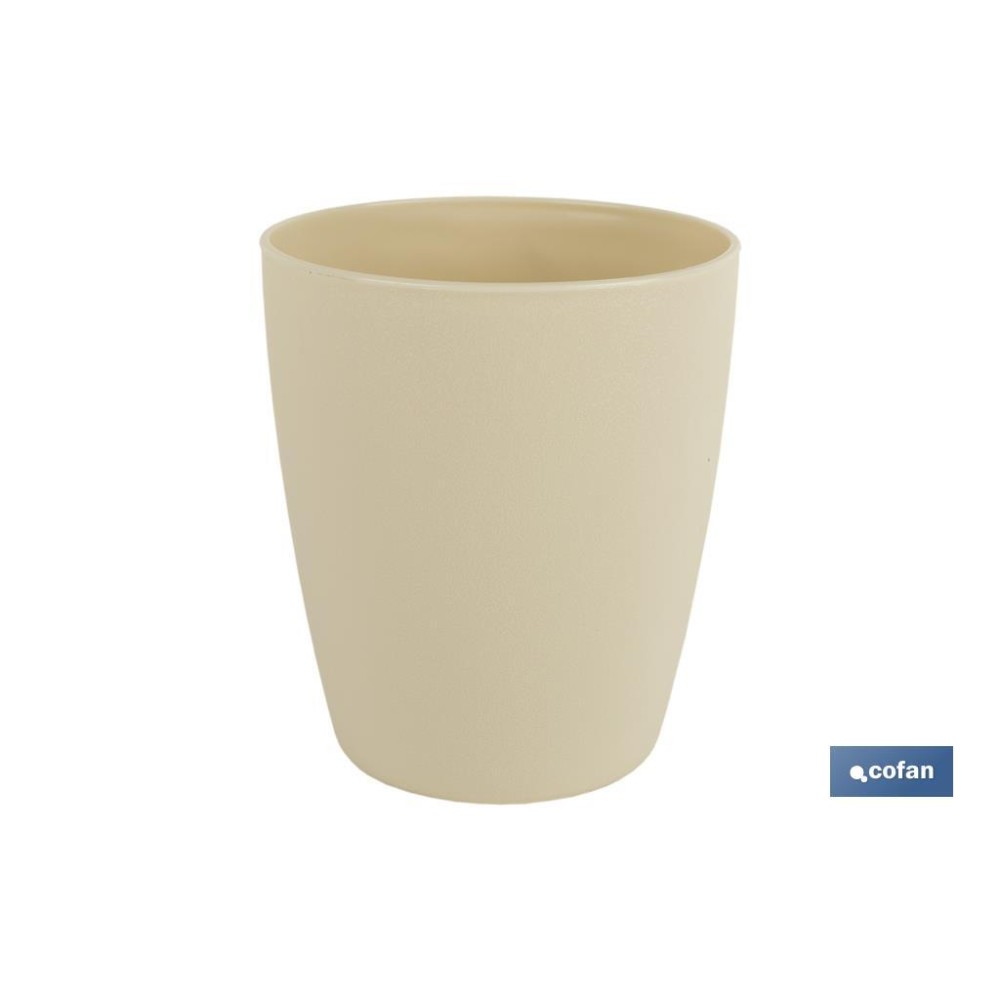 VASO DE AGUA BEIGE  MODELO NARA 400ml