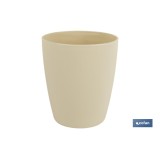 VASO DE AGUA BEIGE  MODELO NARA 400ml