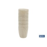 VASO DE AGUA BEIGE  MODELO NARA 400ml